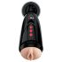 PDX Elite Dirty Talk - vibreeriv tasku-vagi masturbator (must)