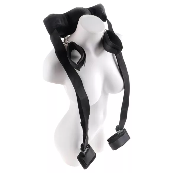 Pipedream - Fetish Position Master - BDSM sidumiskomplekt (must)