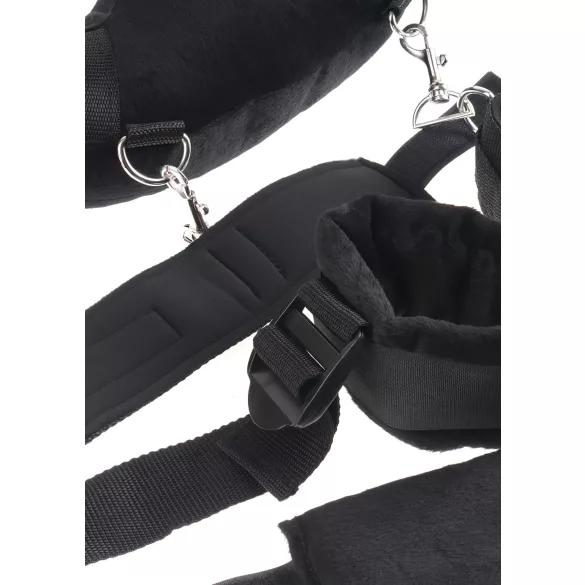 Pipedream - Fetish Position Master - BDSM sidumiskomplekt (must)