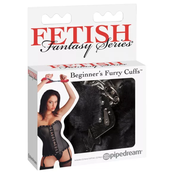 Fetish Fantasy - plüüšist käerauad (must)
