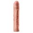 X-TENSION Perfect 3 - elutru peenisehülss (22,8 cm) - naturaalne