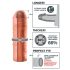 X-TENSION Mega 1 - elutruu peenisemuhv (17,7 cm) - naturaalne
