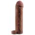 X-TENSION Perfect 2 - peenisehüls rõngaga - 19cm - tume naturaalne