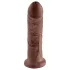 King Cock - dildo realistlik - pruun 20cm