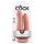 King Cock Double Penetrator - elutruu topelt dildo (naturaalne)
