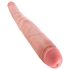 King Cock 16 Tapered - elutru toppelt dildot (41 cm) - naturaalne