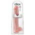 King Cock 15 - iminappidega munanditega dildo (38 cm) - naturaalne