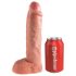 King Cock Strap-on 10 - õõnes kinnitatav dildo 25cm