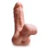 PDX Reach Around - 2in1 kunsttagumik ja peenisekate (naturaalne)