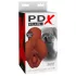 PDX Pick Your Pleasure - 2-ühes elutruu masturbaator (pruun)