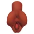 PDX Pick Your Pleasure - 2-ühes elutruu masturbaator (pruun)