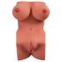 PDX Perfect DD's - torso kahe naudingukanaliga - (pruun)