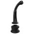 Icicles No. 87 - G+P-punkti klaasist dildo (must)