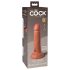 King Cock Elite 6 - iminapaga, elutruu dildo (15cm) - tume
