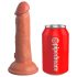 King Cock Elite 6 - iminapaga, elutruu dildo (15cm) - tume