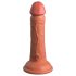 King Cock Elite 6 - iminapaga, elutruu dildo (15cm) - tume