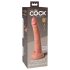 King Cock Elite 7 - iminapaga, elutruu dildo (18 cm) - naturaalne