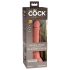 King Cock Elite 7 - iminapaga, elutruu dildo (18 cm) - naturaalne