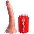 King Cock Elite 7 - iminapaga, elutruu dildo (18 cm) - naturaalne