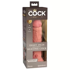  King Cock Elite 8 - realistlik dildos imukupuga 20cm - naturaalne