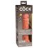 King Cock Elite 8 - iminapaga dildo 20cm - tume naturaalne