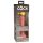 King Cock Elite 6 - elutru vibrator 15cm (tume naturaalne)