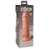 King Cock Elite 8 - iminapaga vibraator (20 cm) - naturaalne