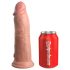 King Cock Elite 8 - iminapaga vibraator (20cm) - naturaalne