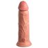 King Cock Elite 8 - iminapaga vibraator (20cm) - naturaalne