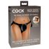King Cock Elite Algaja - must rihmaga dildo