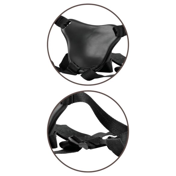 King Cock Elite Comfy Body Dock - strap-on püksid - pruun