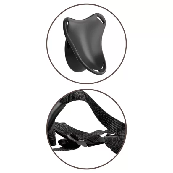 King Cock Elite Beginner's - strap-on dildo - naturaalne