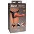 King Cock Elite Comfy - kinnitatav dildo rakmete ja pimedas looduse toonis