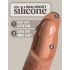 King Cock Elite Comfy - kinnitatav dildo rakmete ja pimedas looduse toonis