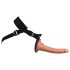King Cock Elite Comfy - kinnitatav dildo rakmete ja pimedas looduse toonis