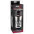 PDX ViewTube Pro - imemema ja vibreeriv masturbaator (must)