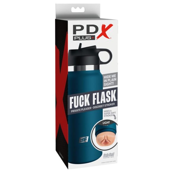 Fuck Flask Private Pleaser - masturbaator pudelis - naturaalne, sinine