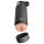 Salajane nauding Flask - kunsttupp pudelis (must-naturell)