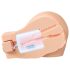 PDX Elite - imemis- ja vibreeriv 2in1 masturbaator (naturaalne)