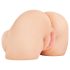 PDX Elite - 2-ühes vibratsiooniga masturbaator (naturaalne)