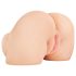 PDX Elite - 2-ühes vibratsiooniga masturbaator (naturaalne)