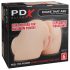 PDX Elite - 2-ühes vibratsiooniga masturbaator (naturaalne)