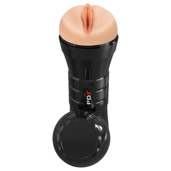 PDX Extreme Wet Pussy – elutruu tupe masturbator XXL (must)
