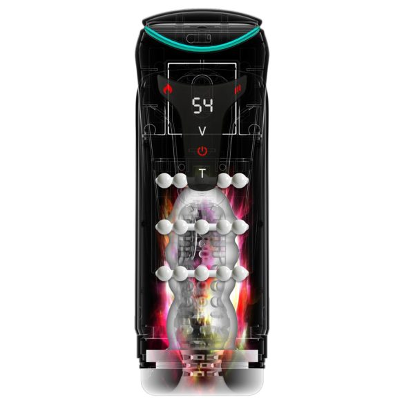 PDX Elite Moto-Bator Pro - masturbaator - soojendusega, vibreeriv, kuulidega