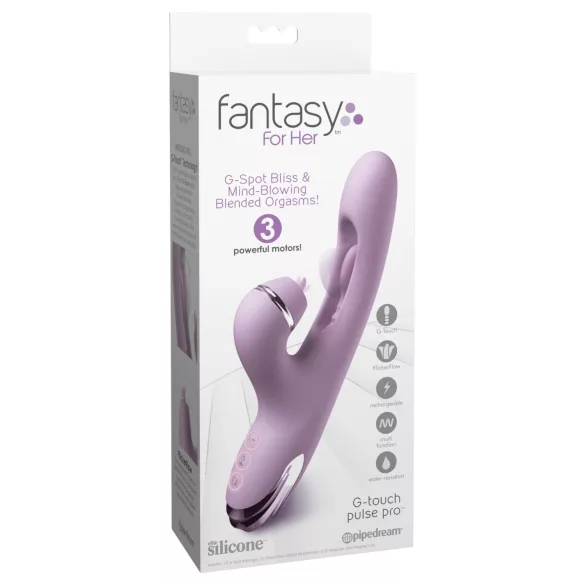 Fantasy For Her G-Touch Pulse Pro - kliitorivarrega vibraator (lilla)
