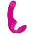 Rihmavaba Strap-On - reguleeritav vibraator (roosa)
