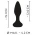 ANOS - pöörlev pärlivibrator (must)