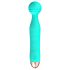 Cuties Mini Wand - veekindel akupesaga masseeriv vibraator (roheline)