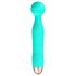 Cuties Mini Wand - veekindel akupesaga masseeriv vibraator (roheline)