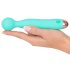 Cuties Mini Wand - veekindel akupesaga masseeriv vibraator (roheline)